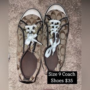 size 9 Coach shoes